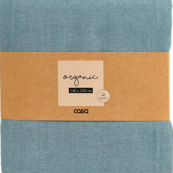 Toalhas De Mesa-CASA Organic Toalha De Mesa Azul Claro