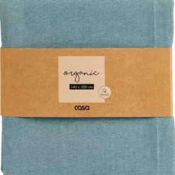 Toalhas De Mesa-CASA Organic Toalha De Mesa Azul Claro