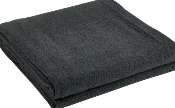 Toalhas De Mesa-CASA Organic Toalha De Mesa Preto