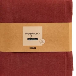 Toalhas De Mesa-CASA Organic Toalha De Mesa Vermelho