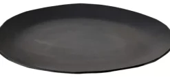 Pratos Para Servir-CASA Ovals Prato Para Servir Preto
