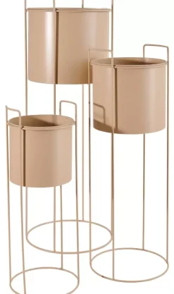 Vasos Em P-CASA Pluto Vaso Creme Bege