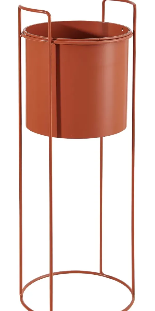 Vasos Em P-CASA Pluto Vaso Terracota Vermelho