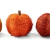 Flores Artificiais-CASA Pumpkin Decora O Cor-De-Laranja