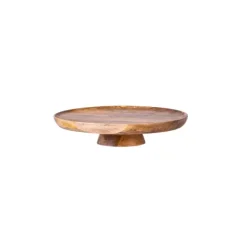 Pratos Para Servir-CASA Pure Luxury Suporte Para Bolo Natural