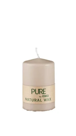 Velas-CASA Pure Vela Cil Ndrica Cinzento