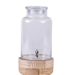 Distribuidor De Bebida-CASA Puri Recipiente Bebida Com Torneira Transparente