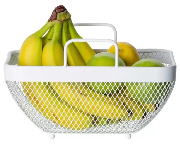 Acessórios De Cozinha-CASA Puro Cesto Branco