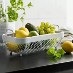Acessórios De Cozinha-CASA Puro Cesto Branco