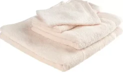 Luvas De Banho-CASA Recycle Luvas De Banho Conjunto De 2 Creme Branco