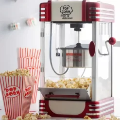 M Quinas De Cozinha-CASA Retro Fun M Quina Para Fazer Pipocas Xl Vermelho