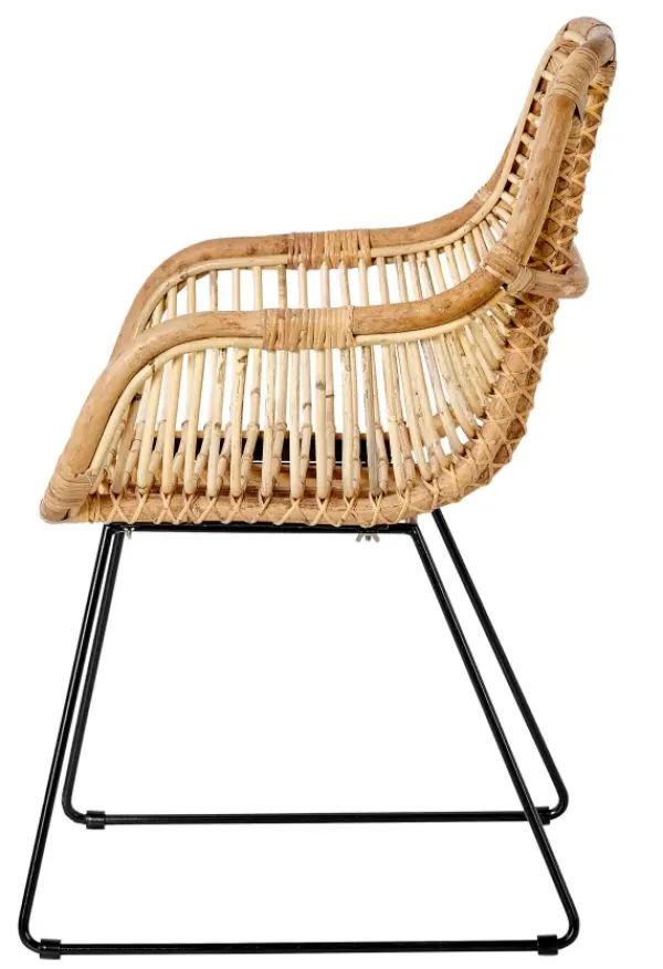 Cadeiras Sala Jantar-CASA Rotan Cadeira Para Sala De Jantar Natural