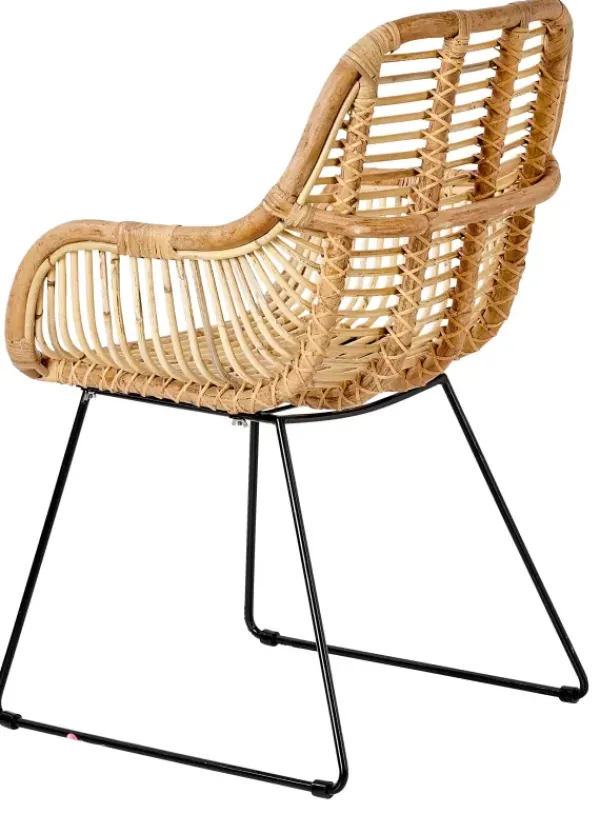 Cadeiras Sala Jantar-CASA Rotan Cadeira Para Sala De Jantar Natural