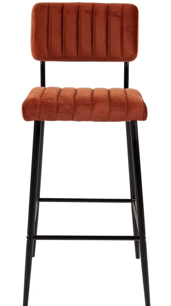 Cadeiras De Bar-CASA Roxy Banco De Bar Assento P. 44Cm Castanho