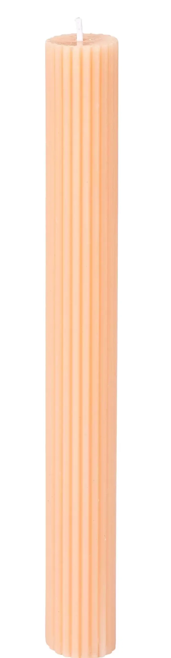 Velas-CASA Rustic Vela Rib Cor-De-Laranja