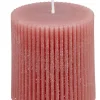 Velas-CASA Rustic Vela Rib Roxo