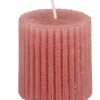 Velas-CASA Rustic Vela Rib Roxo