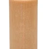 Velas-CASA Rustic Vela Rib Ocre Amarelo