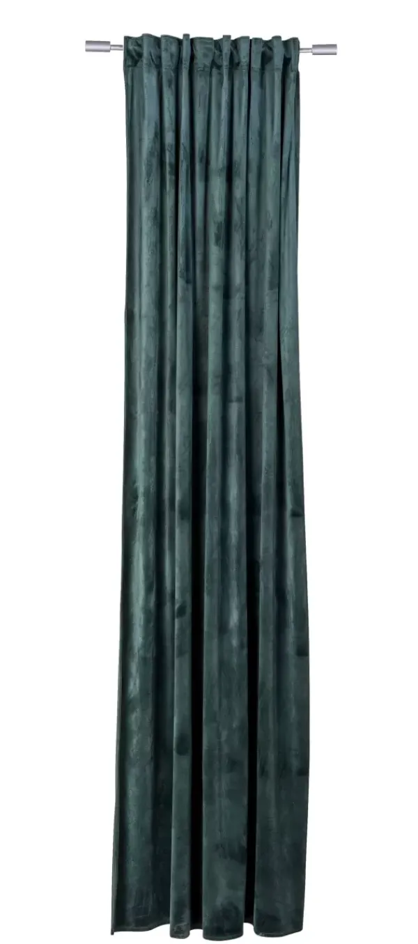 Cortinas-CASA Saga Cortina Verde Escuro