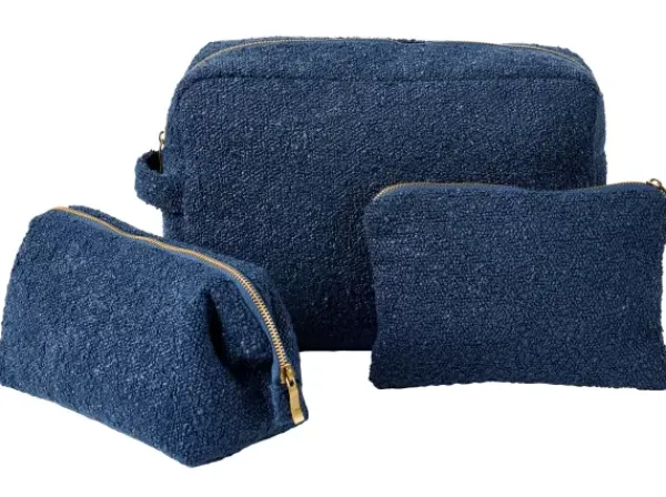 Bolsas-CASA Siera Bolsa De Maquilhagem Escuro Azul