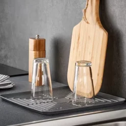 Acessórios De Cozinha-CASA Sink Escorredor Cinzento