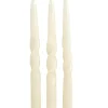 Velas-CASA Spiral Conjunto De 3 Velas Creme Bege