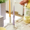 Velas-CASA Spiral Conjunto De 3 Velas Roxo