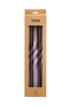 Velas-CASA Spiral Conjunto De 3 Velas Roxo