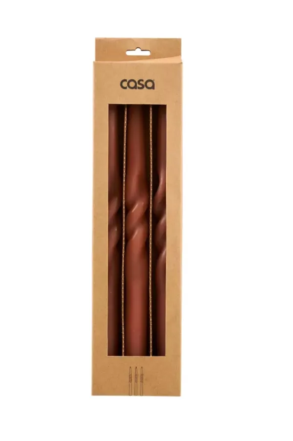 Velas-CASA Spiral Vela Castanho