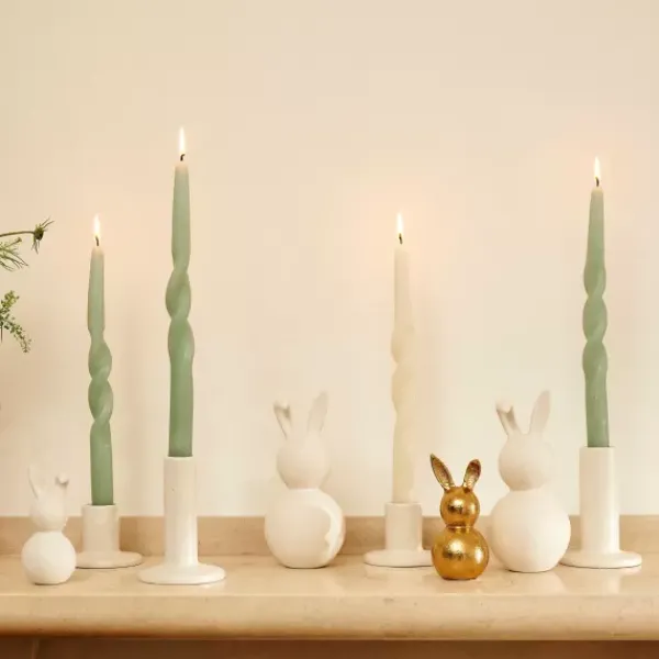 Velas-CASA Spiral Vela Spiral Verde