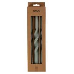 Velas-CASA Spiral Vela Spiral Verde