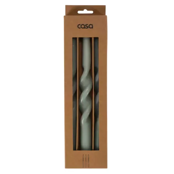 Velas-CASA Spiral Vela Spiral Verde
