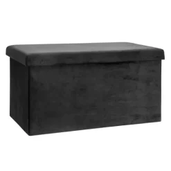 Arcas De Arrumação-CASA Stoka Pufe Preto