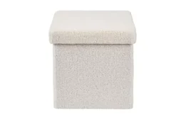 Pufes De Arrumação-CASA Stor Pufe Articulado Pufe Branco