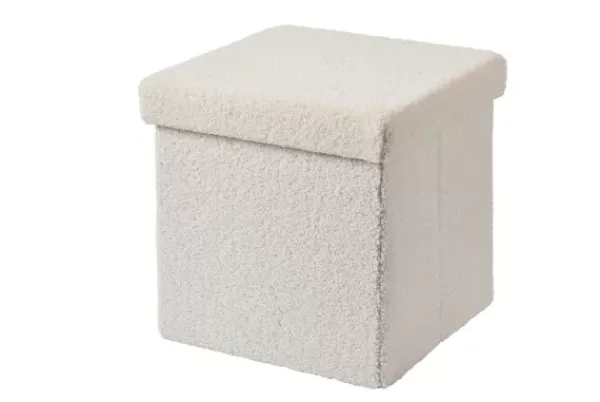 Pufes De Arrumação-CASA Stor Pufe Articulado Pufe Branco