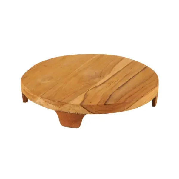 Vasos Em P-CASA Teak Suporte Natural
