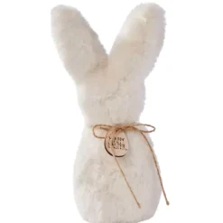 Figuras Deco-CASA Teddy Bunny Decora O Em P Creme