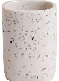 Acessórios De Lavatorio-CASA Terrazzo Suporte Escova De Dentes Branco