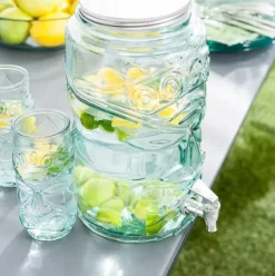 Distribuidor De Bebida-CASA Tiki Recipiente Para Bebida Transparente