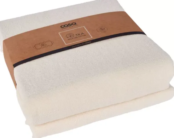 Toalhas De Mesa-CASA Tila Toalha De Mesa Cru Branco