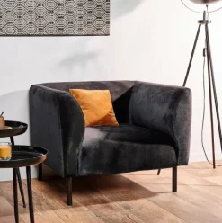 Poltronas-CASA Tilly Poltrona F Brica:Veludo Preto