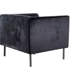 Poltronas-CASA Tilly Poltrona F Brica:Veludo Preto