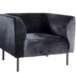 Poltronas-CASA Tilly Poltrona F Brica:Veludo Preto