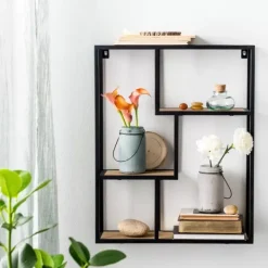 Estantes De Parede-CASA Trapp Estante Para Pendurar Preto