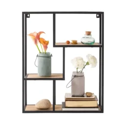 Estantes De Parede-CASA Trapp Estante Para Pendurar Preto