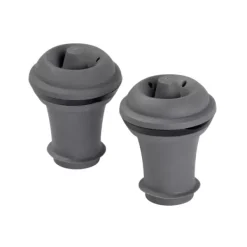 Acessórios De Vinho-CASA Vacuvin Rolhas Para Vinho Conjunto De 2 Cinzento