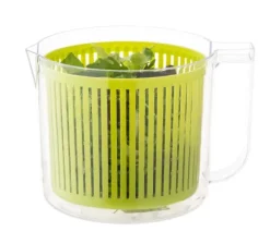 Escorredores-CASA Vida Verde Mini Centrifugadora Branco, Verde