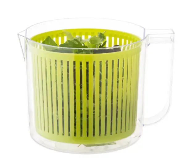 Escorredores-CASA Vida Verde Mini Centrifugadora Branco, Verde