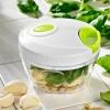Facas Para Picar-CASA Vida Verde Mini Picador Branco, Verde, Transparente