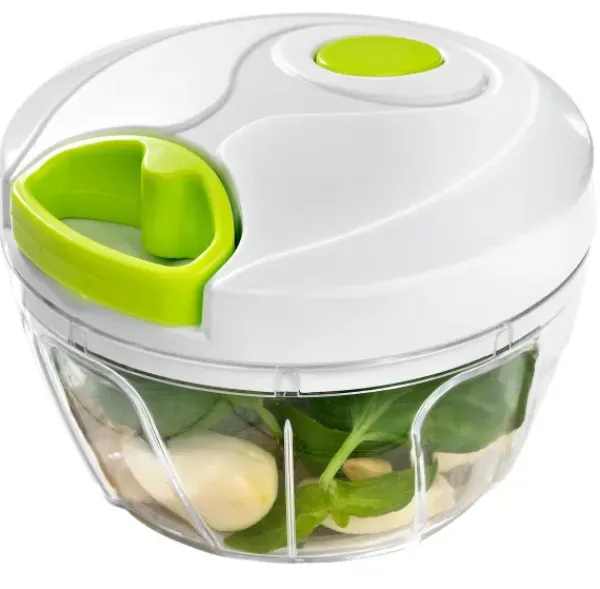 Facas Para Picar-CASA Vida Verde Mini Picador Branco, Verde, Transparente